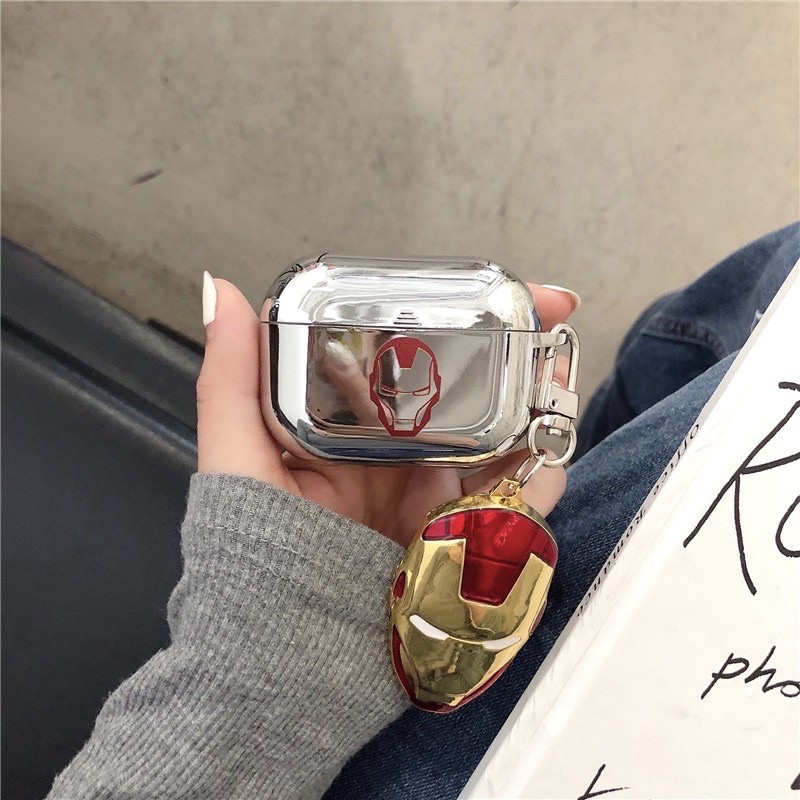 Case Airpod 1/2/pro/3 Trơn Đơn Giản MARVEL