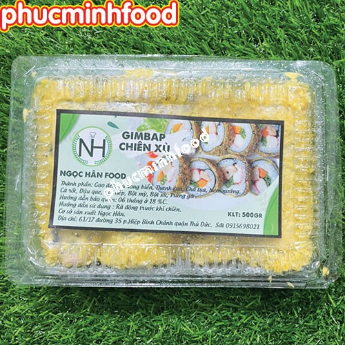 Gimbap  Hàn Quốc Chiên Xù Giòn Rụm - Hộp 500Gram