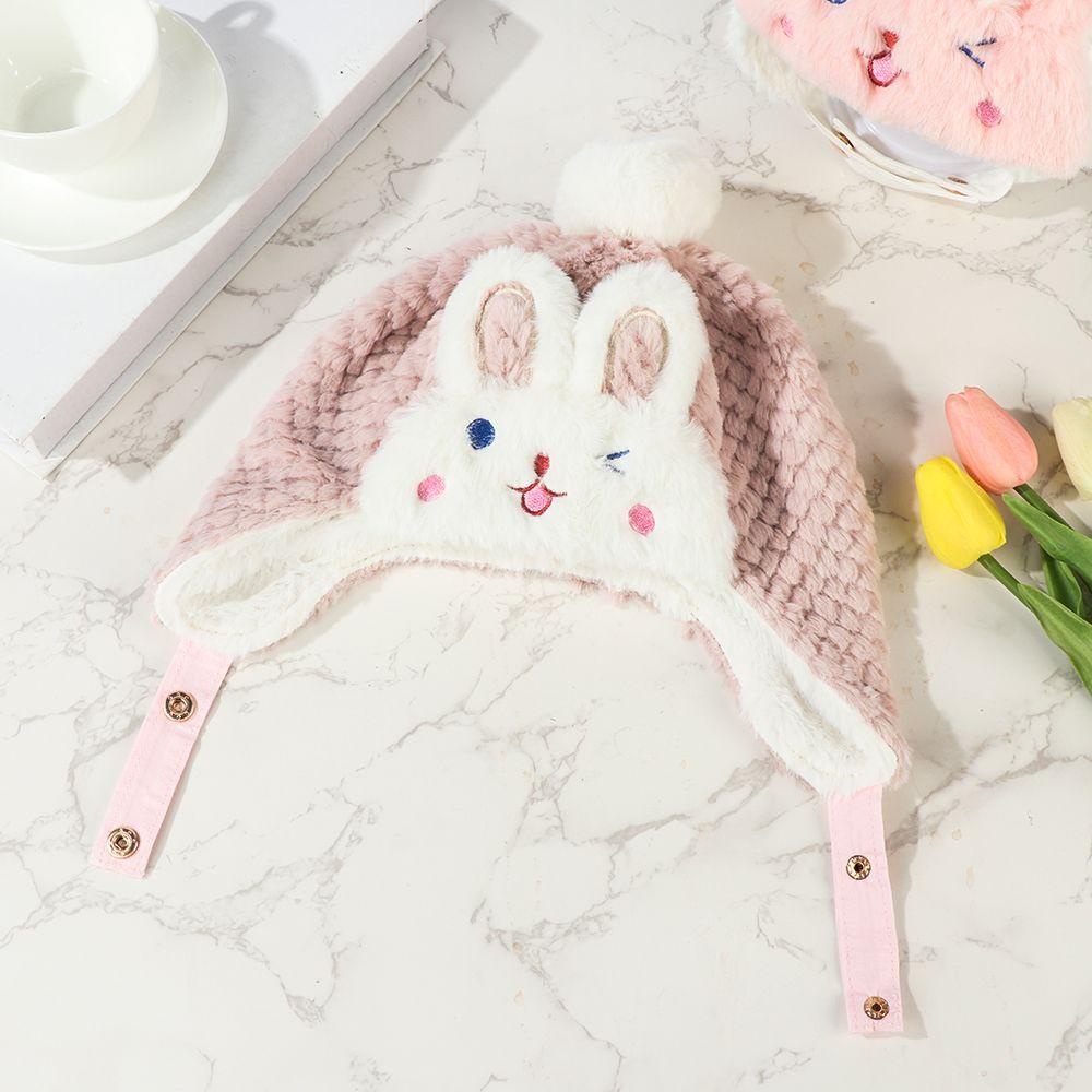 LAYOR1 Baby Hat Children Funny Bonnet Hedging Caps Ear Flap Muff Plush Cotton Cap