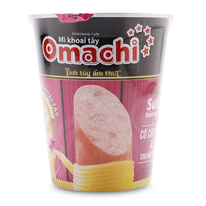 MÌ LY OMACHI XỐT BÒ HẦM/SƯỜN NGŨ QUẢ 68G