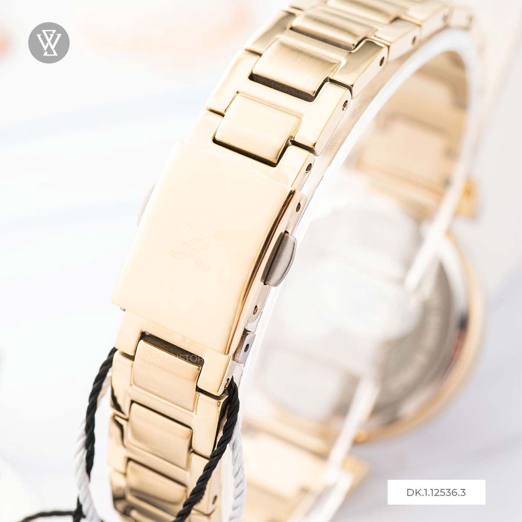 Đồng Hồ Quartz Nữ Daniel Klein Premium Ladies WATCHSTORE DK.1.12536.3 Mặt Kính Khoáng 34mm, Dây Kim Loại, Vỏ Thép
