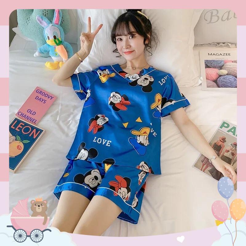 4️⃣ ☘️    Pyjama/đồ mặc nhà lụa poly xinh xắn