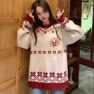 ÁO LEN NOEL VIỀN ĐỎ -ORDER 7 NGÀY