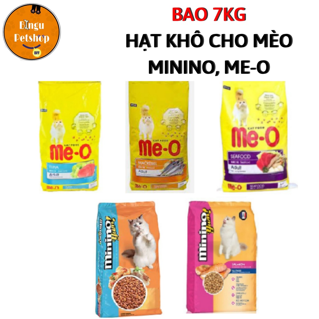 Thức ăn cho mèo lớn Me-O, Minino 7kg. *NHẬP KHẨU THÁI LAN | Bingu Petshop