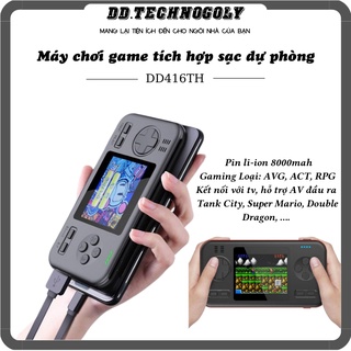 Máy chơi game cầm tay 416 trò,tích hợp sạc dự phòng nhanh,dung lượng pin 8000mah,máy chơi game có thể kết nối với TV