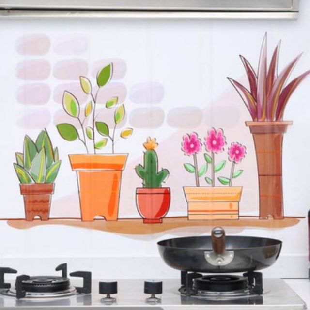 Giấy Dán Tường Nhà Bếp Loại To 60x90cm