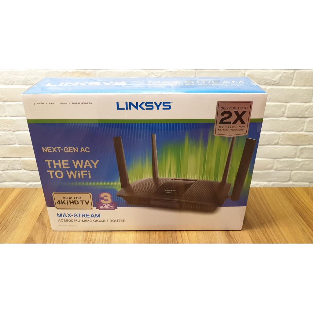 Bộ phát sóng wifi LINKSYS EA8100 - AC2600, MỚI 100%, nguyên seal.