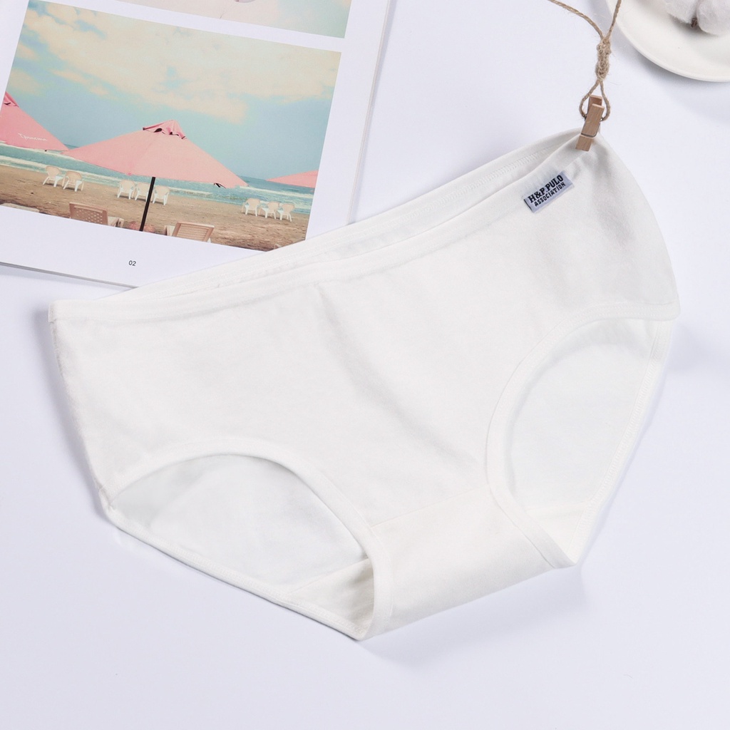 Quần Lót Cotton 100% Màu Trơn Đơn Giản Cho Nữ | BigBuy360 - bigbuy360.vn