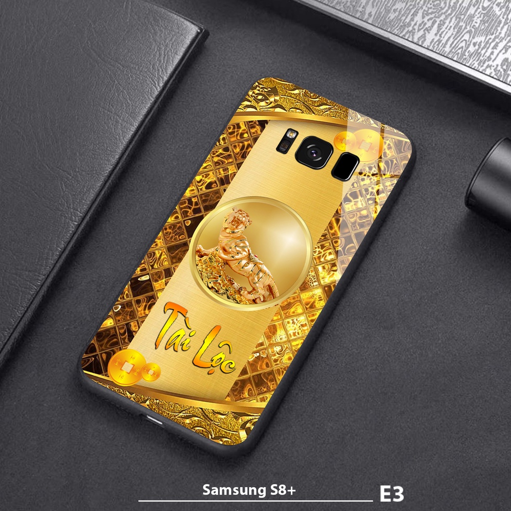 Ốp lưng KÍNH Samsung S8  PLUS in hình 3D 12 CON GIÁP -TÀI LỘC-PHÚ QUÝ -SIÊU ĐẸP