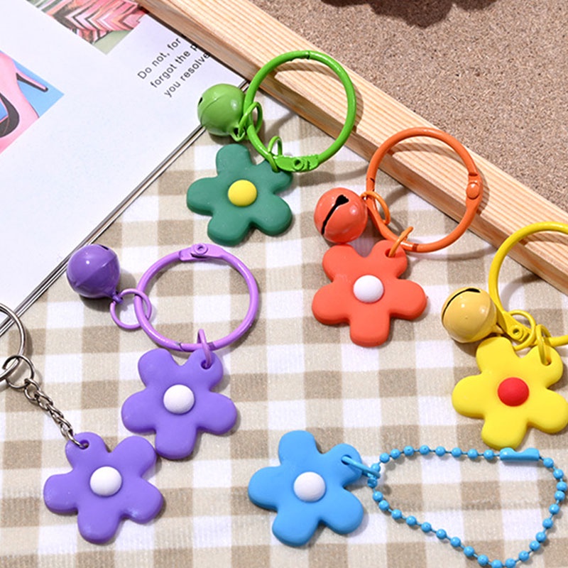 Dễ Thương Móc Khóa Hình Hoa Nhỏ Xinh Xắn