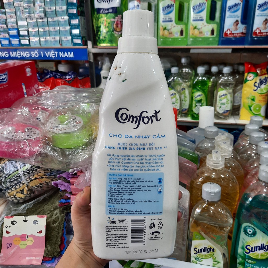 Nước Xả Comfort Cho Da Nhạy Cảm 800ml