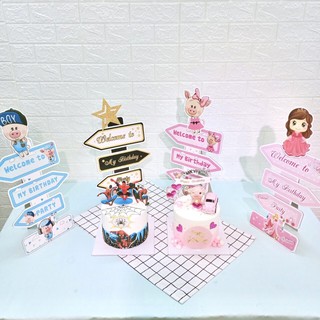 Cây welcome 40cm trang trí bàn tiệc sinh nhật hpbd