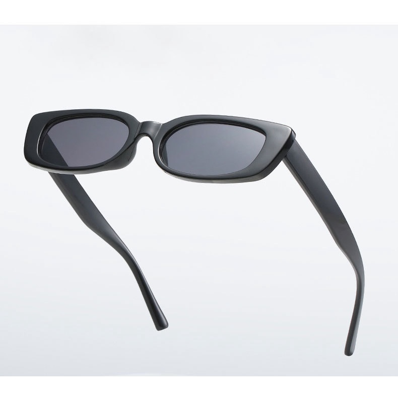 Kính râm gọng chữ nhật màu kẹo chống tia UV thời trang