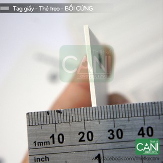 500c In theo yêu cầu Tag giấy bồi cứng dày Tag giấy treo quần áo Thẻ treo Tag áo Tem quần áo Tag phụ kiện Nhãn giấy