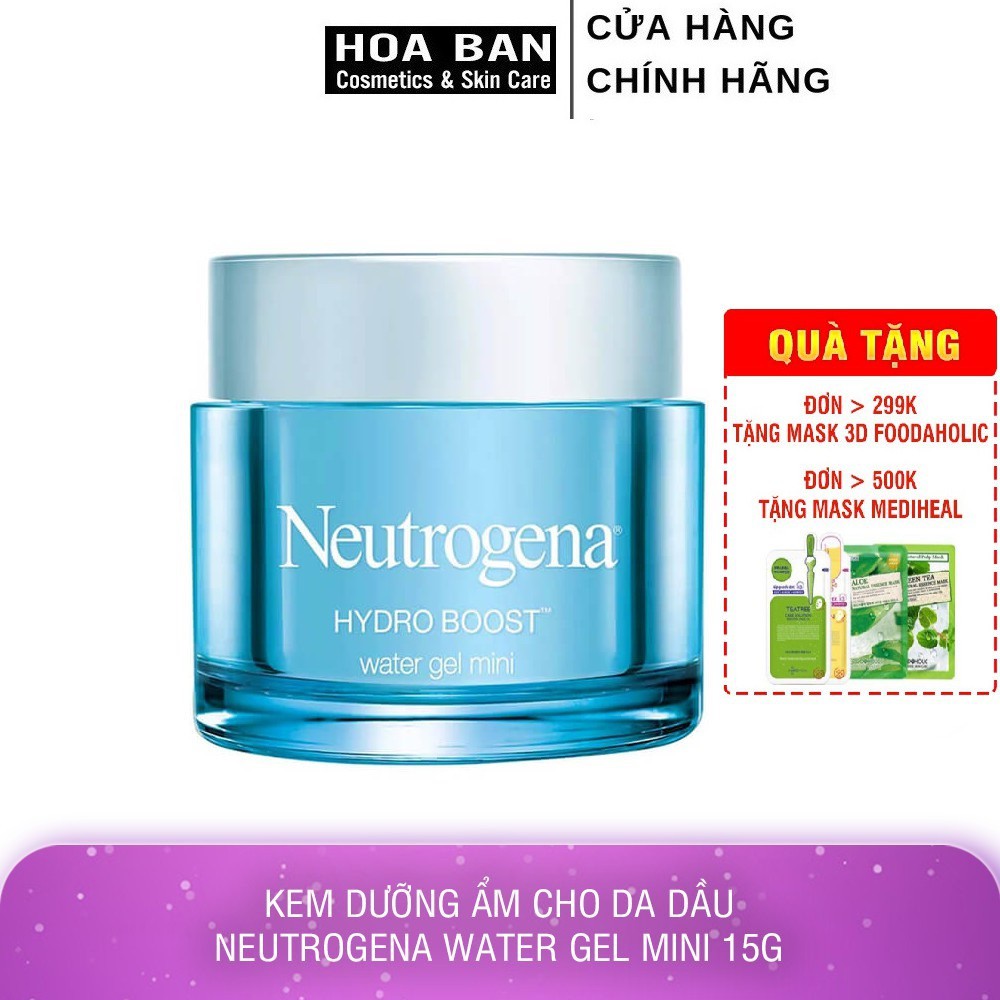 Kem dưỡng ẩm cho da dầu Neutrogena Water Gel mini 15g