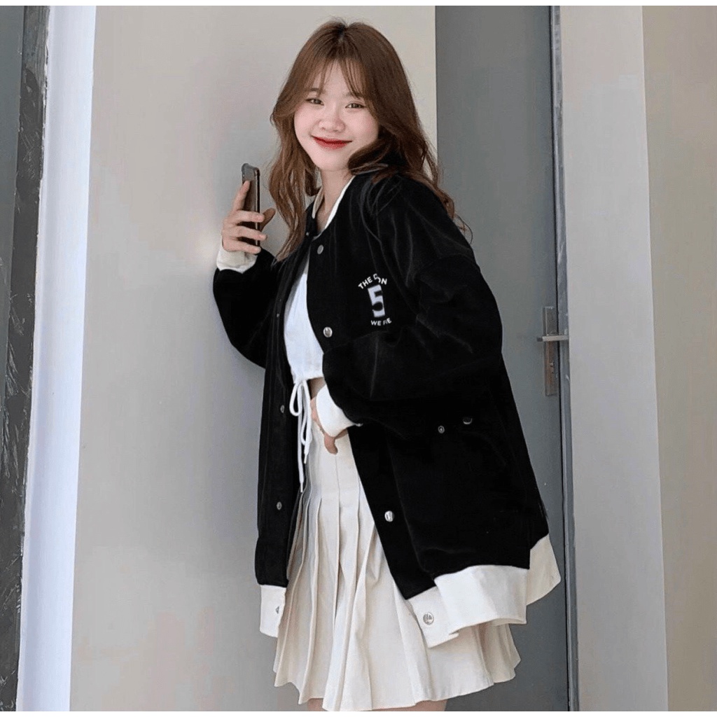 ÁO KHOÁC NỮ  CHẤT LIỆU KAKI NHUNG CAO CẤP HỌA TIẾT 57 THÊU THỜI  ĐẸP TINH TẾ