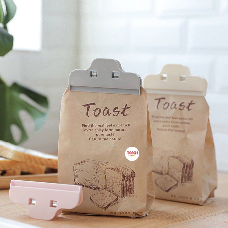 &lt;Video Review&gt; Kẹp Miệng Túi Bảo Quản Thực Phẩm Giữ Giấy Ghi Chú Tài Liệu Đánh Dấu Sách Thức Ăn Bim Bim Gia Vị U096