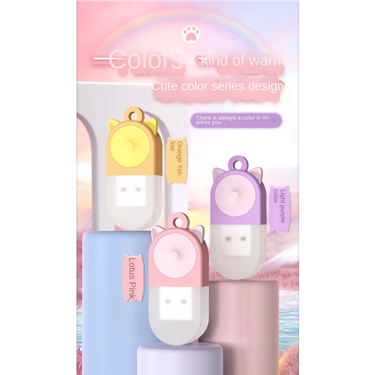 Usb 2.0 Dung Lượng 16GB 32GB 64GB 128GB Hình Tai Mèo Dễ Thương