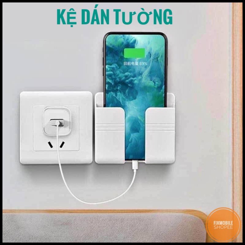 KỆ DÁN TƯỜNG ĐỂ ĐIỆN THOẠI KIÊM GIÁ ĐỠ SẠC THIẾT KẾ THÔNG MINH TIỆN LỢI | BigBuy360 - bigbuy360.vn