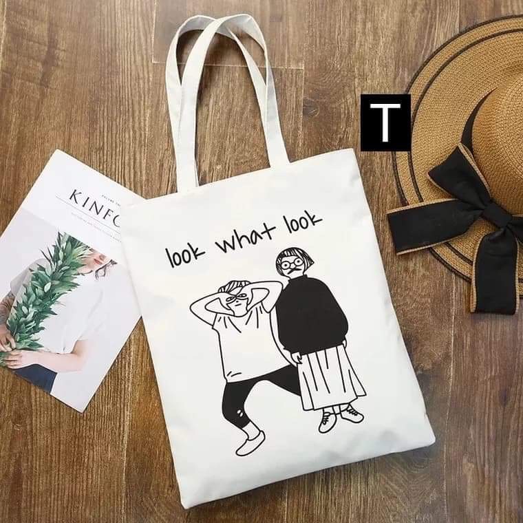 [Túi tote] Túi vải Look what look DTR0419