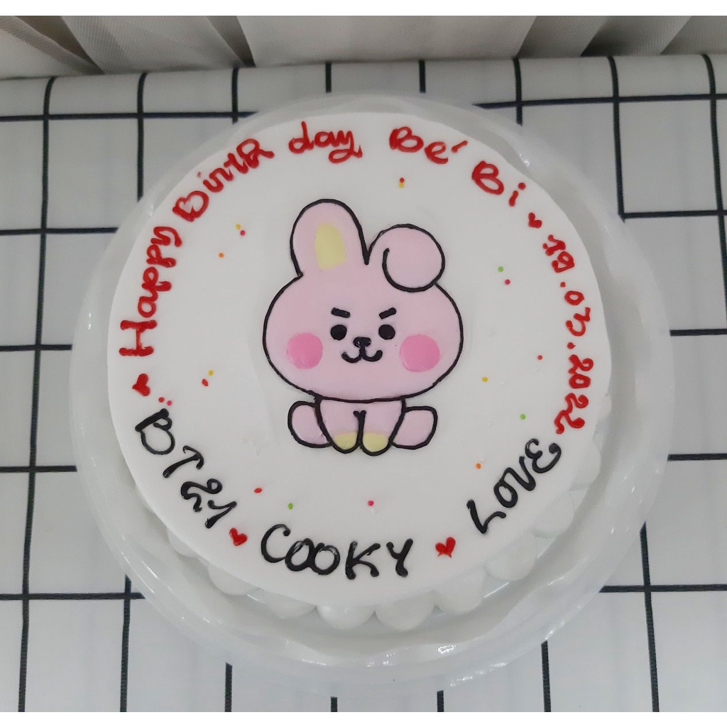 Bánh kem sinh nhật BT21 giá rẻ