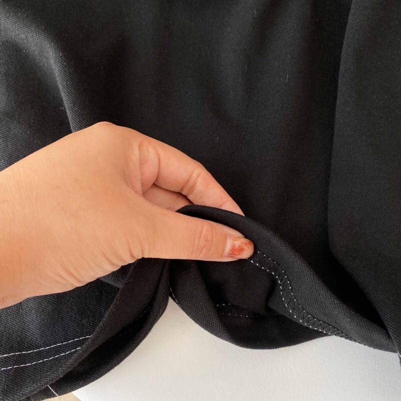 A001 Áo thun có cổ Polo Ulzzang freesize, áo phông cổ bẻ tay lỡ Unisex cực hot hit