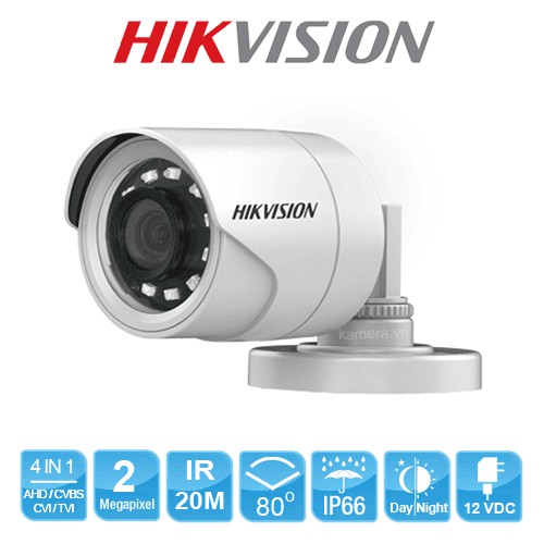 Camera analoh TVI 2 MP HIKVISION 2CE16B2-IPF (chính hãng Hikvision Việt Nam)