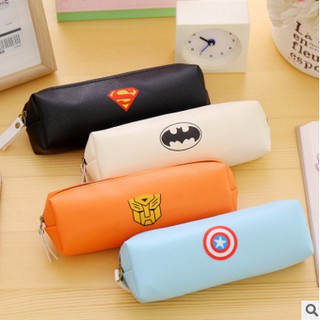 Hộp bút siêu anh hùng vuông Hb180 hộp bút cute hộp bút dễ thương