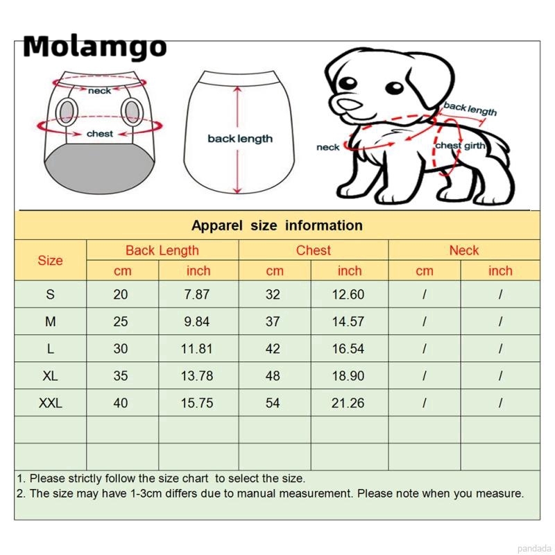 Áo khoác MOLAMGO giữ ấm mừng năm mới xinh xắn dành cho thú cưng