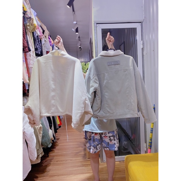 Áo parka lót lông thỏ