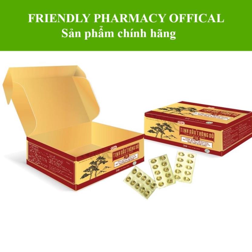 TINH DẦU THÔNG ĐỎ TM – Hỗ trợ tăng bền vững thành mạch, tăng cường tuần hoàn máu, giảm mỡ mãu (30 viên)