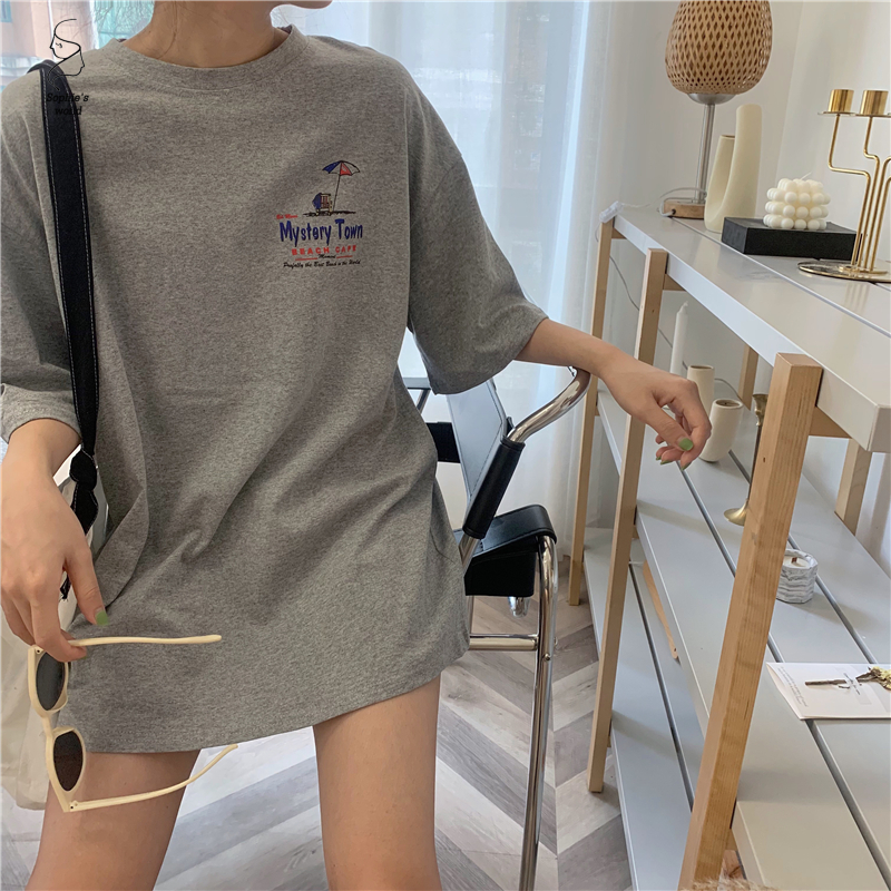 Áo Thun Nữ Oversized In Hoạ Tiết Xu Hướng