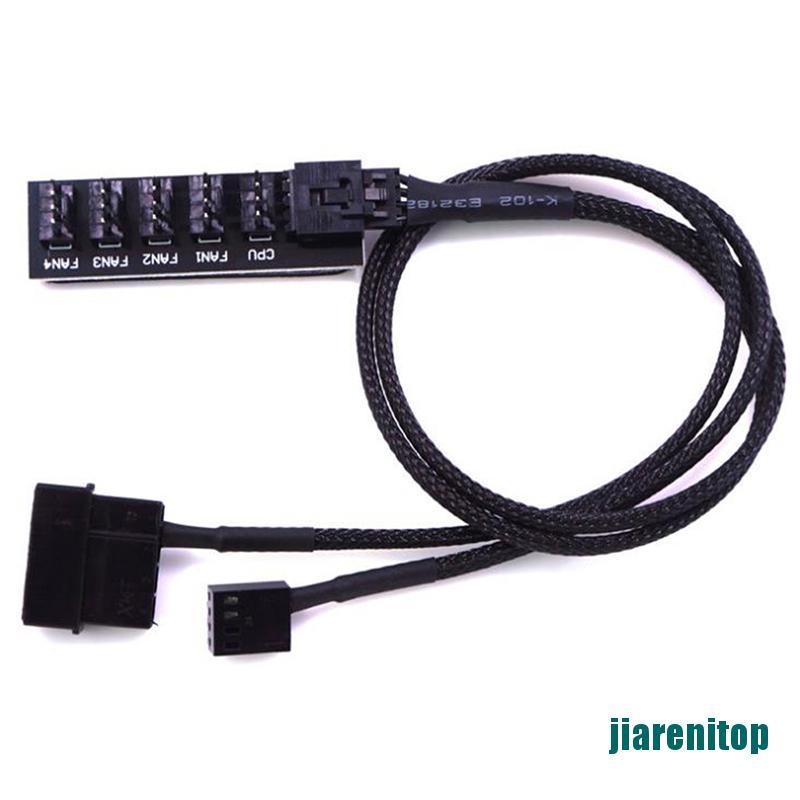 Cáp Chia Quạt Tản Nhiệt Pc Cpu 1 Female Sang 5 Male 4 Pin