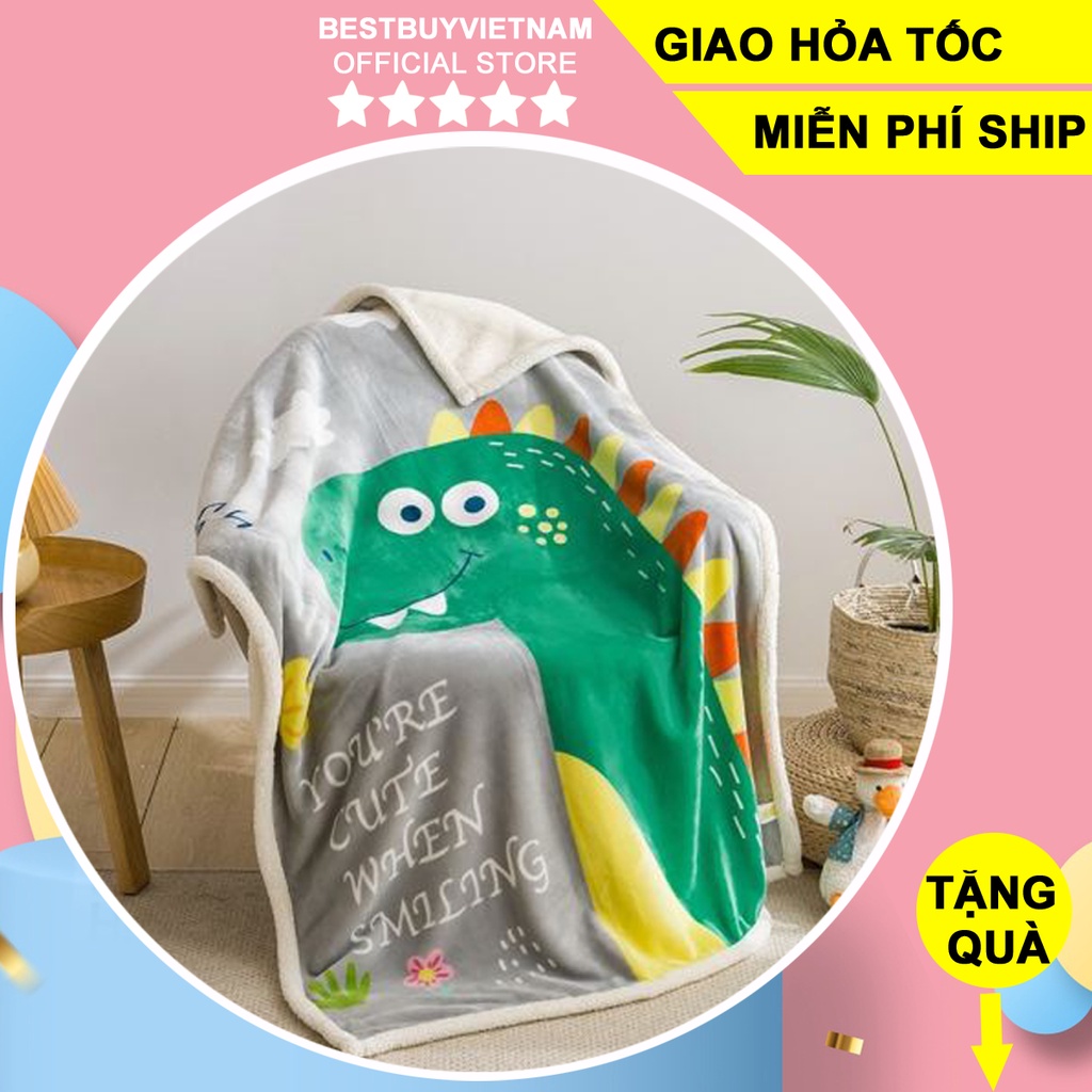 CHĂN LÔNG CỪU - chăn đi học cho Bé hàng loại  dày dặn siêu mềm ấm
