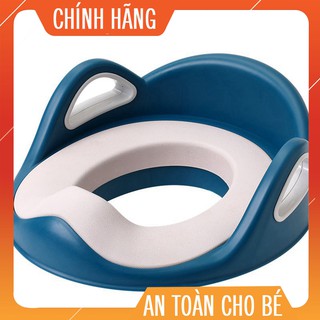 [HÀNG CAO CẤP]  Bệ lót bồn cầu cho bé QIHUA,Có tay vịn,đệm chống nước,khóa chắc chắn - HÌNH THÚ