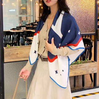 Khăn Lụa Vuông choàng bản 90x90 K-3