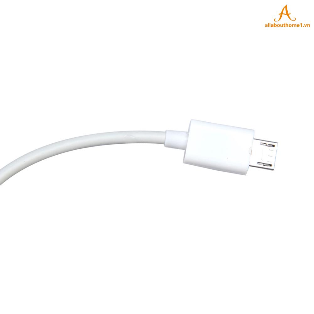 5M Micro USB Charging Data Cable Adapter for Samsung White 