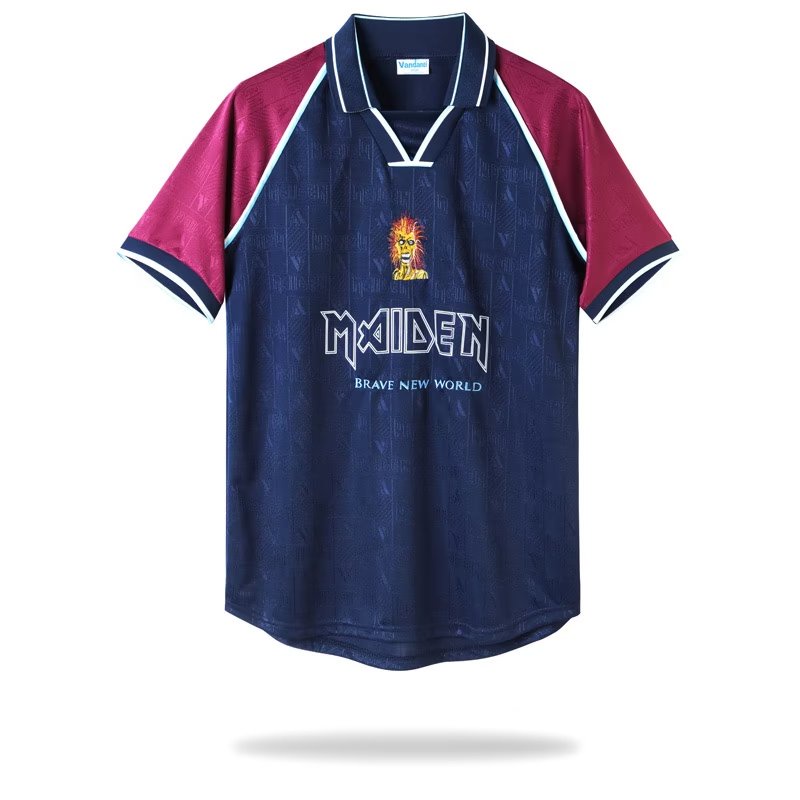 Áo Thun Bóng Đá Ngắn Tay Phong Cách Retro 1999-2001 S-XXL AAA7#