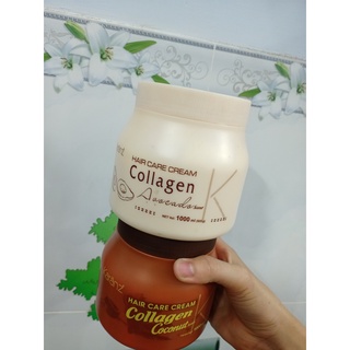 Dầu hấp phục hồi tóc tóc Collagen Karanz 900ml