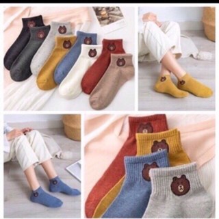 Set 10 vớ gấu brown