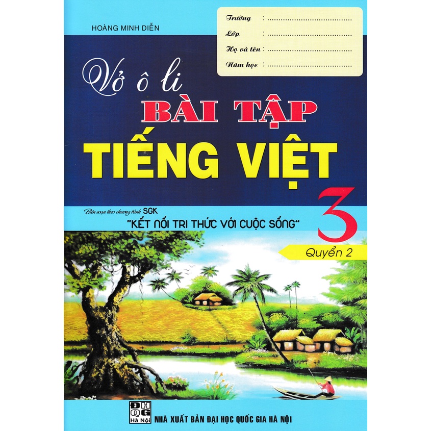 Sách - Combo Vở Ô Li Bài Tập Toán + Tiếng Việt 3 : Bám Sát SGK Kết Nối Tri Thức Với Cuộc Sống (Bộ 4 Cuốn)