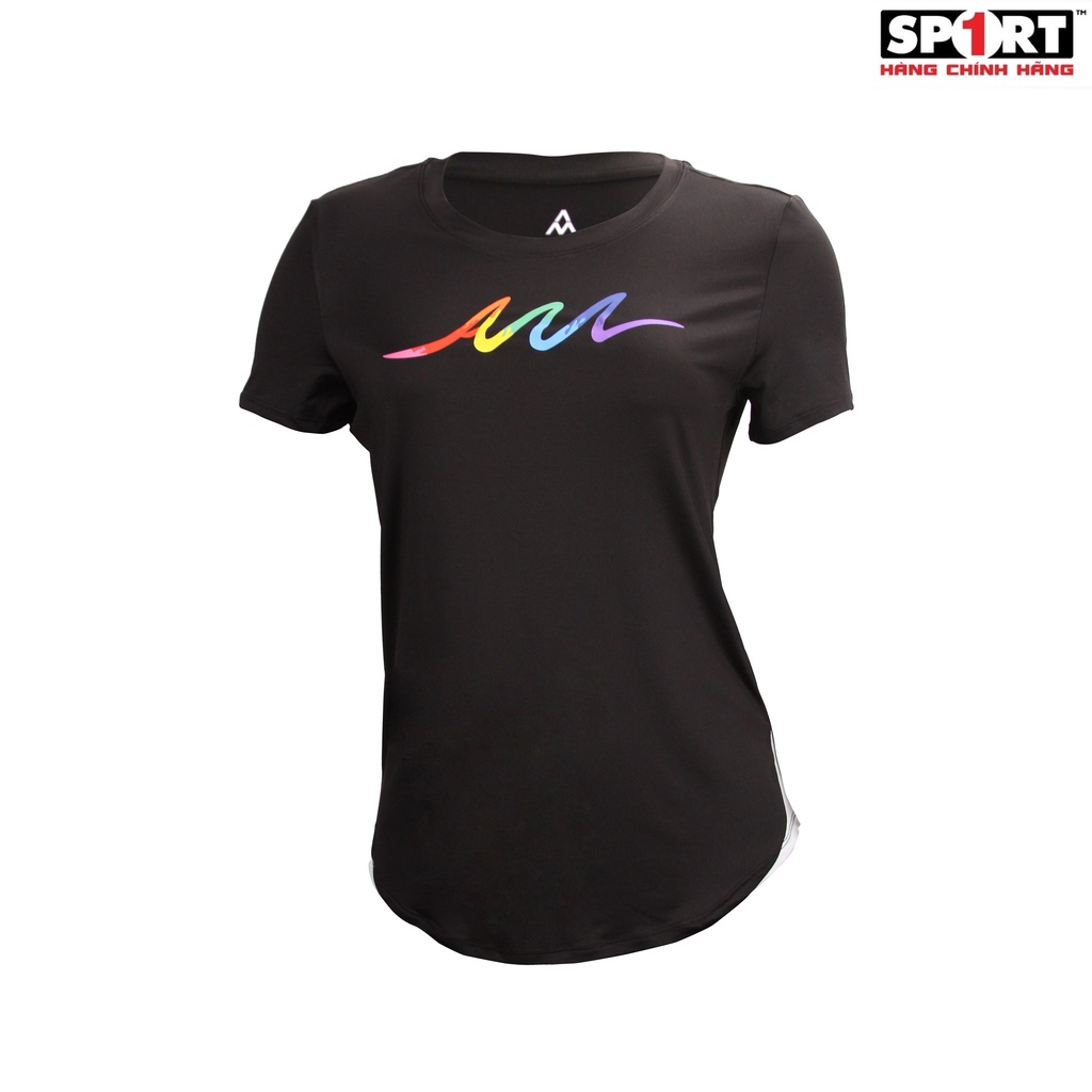 Áo T-shirt ngắn tay nữ AM WT060 cổ tròn, vạt  đuôi tôm, thoáng khí, nhanh khô, vận động thoải mái. Sport1