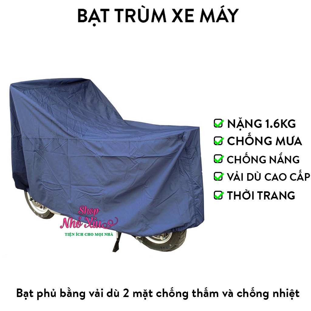 Bạt trùm xe, Áo trùm xe máy chống thấm,chống nắng loại tốt