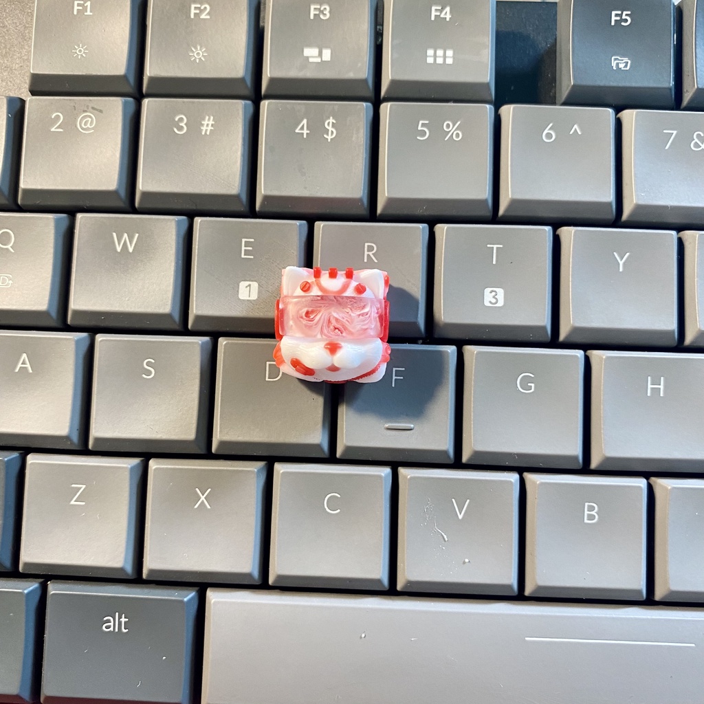 Nút Bàn Phím Keycap Artisan Felix Hồng Pastel Dạ Quang Clone trang trí bàn phím cơ Lionvn