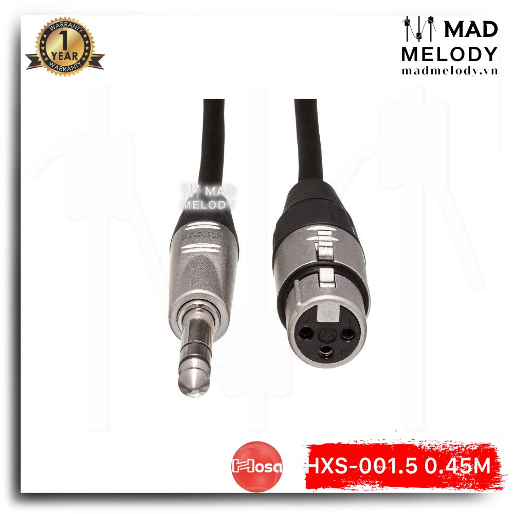Hosa Pro Balanced Interconnect HXS-001.5