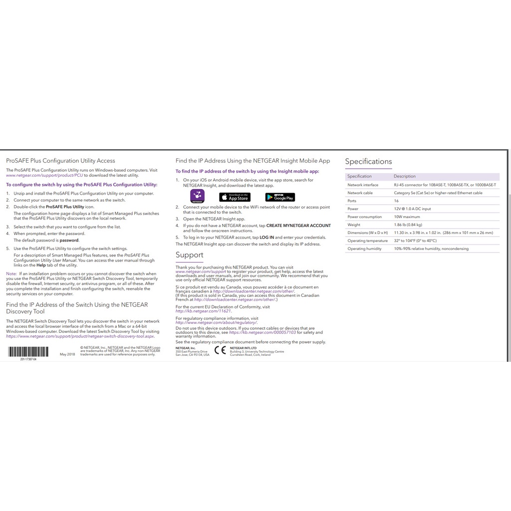 Bộ Chia Mang Lan Gigabit - NetGear ProSafe Plus   Switch Managed  , chia vlan , có quản lý