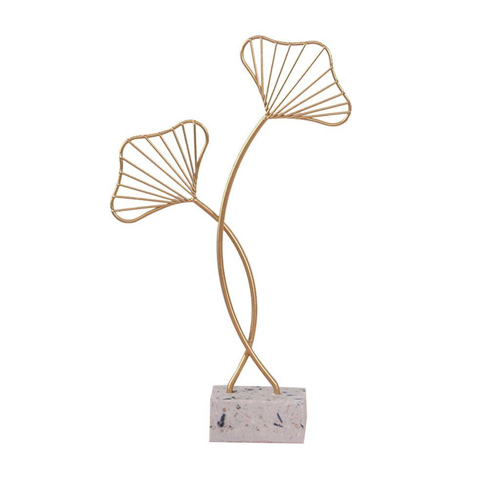 Đồ trang trí Gingko Mini Để Bàn Trang Trí Phòng Khách Phong Cách Bắc Âu Hiện Đại|Phụ Kiện Sắt Rèn Luyện Trí Não Tiện Dụng