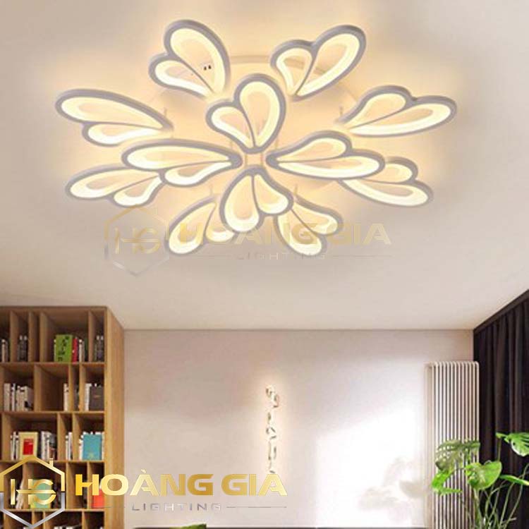 Đèn LED Ốp Trần Phòng Khách - Đèn Ốp Trần Hiện Đại G18, 3 Chế Độ Sáng Kèm Điều Khiển Từ Xa, Bảo Hành 1 Năm