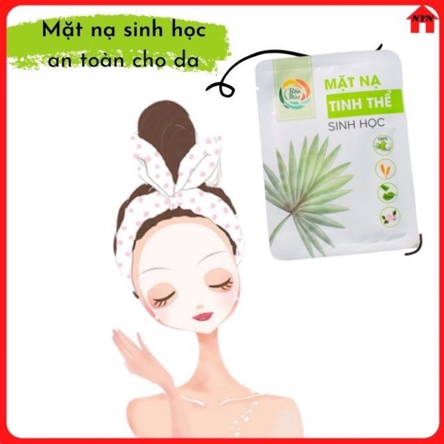 Combo 3 Hôp mặt nạ dừa tươi tinh thể sinh học 1 hộp 5 miếng