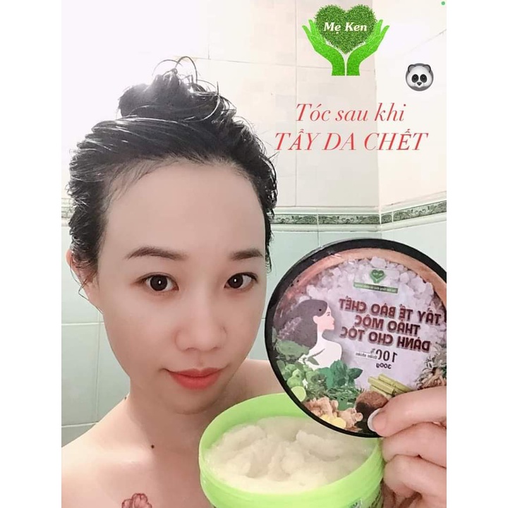 TẨY DA CHẾT CHO TÓC VÀ DA ĐẦU MẸ KEN- CHAI 300gram